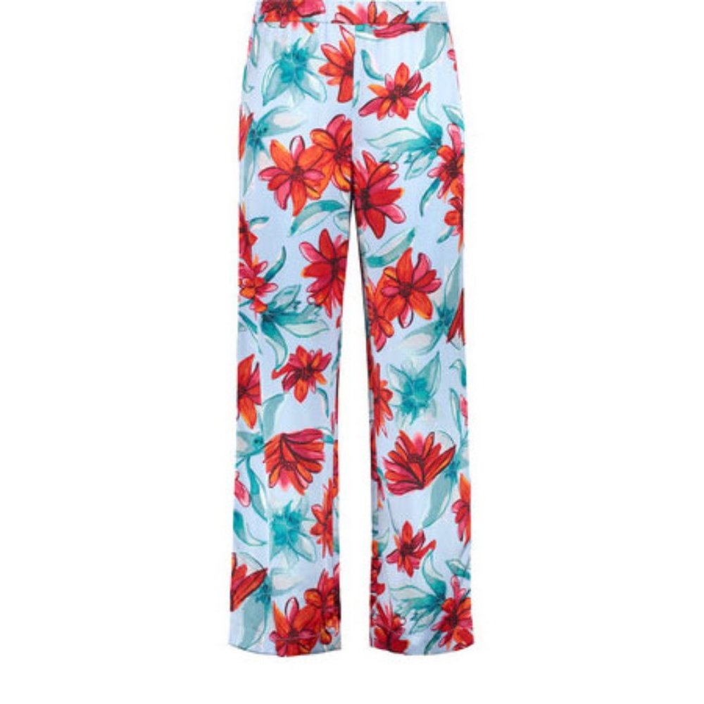 Suno Floral Print Silk Pants - BRAND NEW